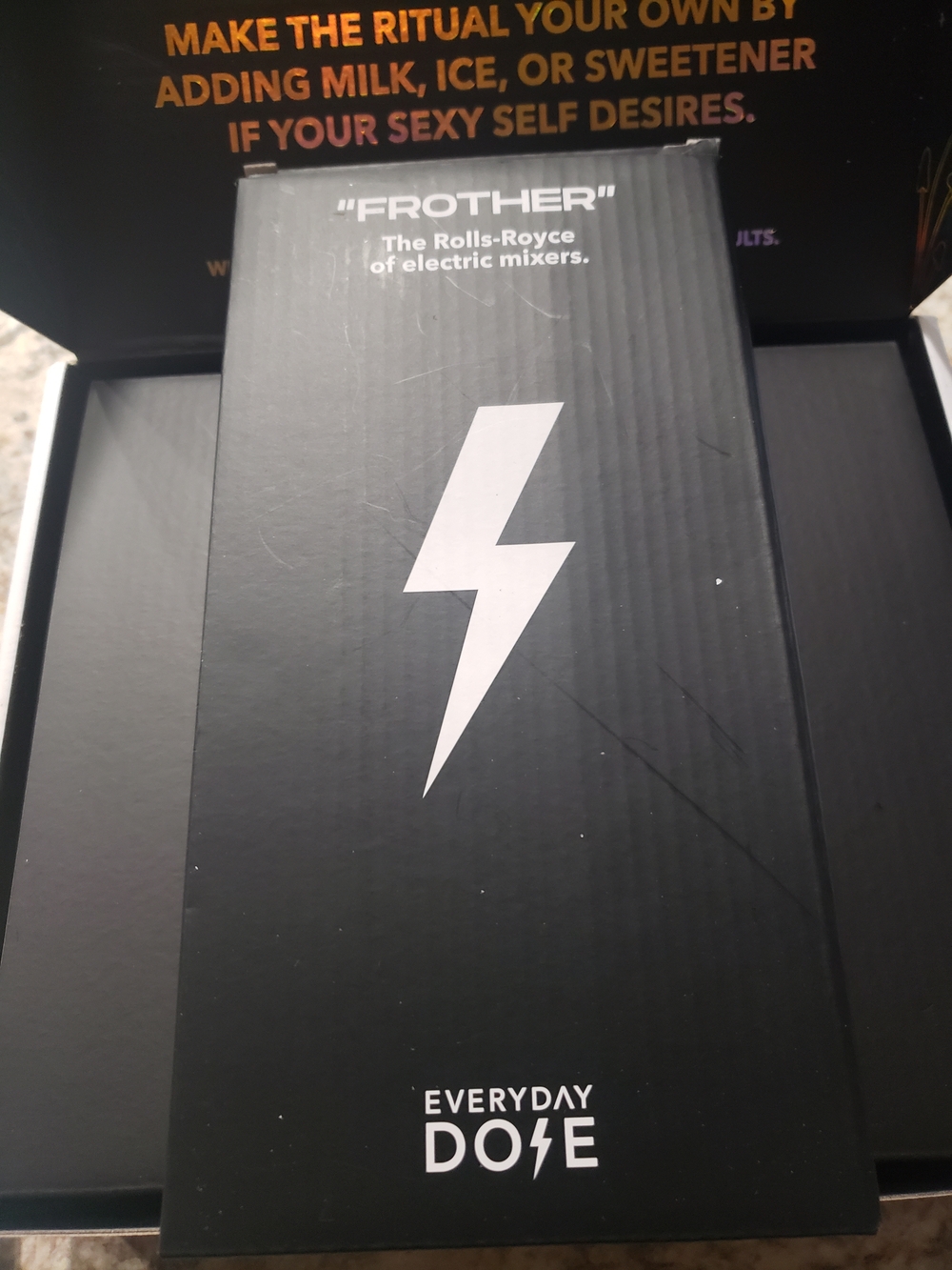 Everyday Dose "Frother" Electric Milk Frother - Black